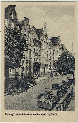 Elbing - Patrizierhuser in der Sperlingstrae