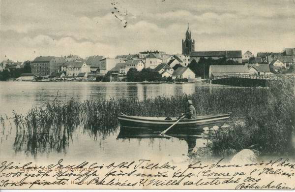 Elk - View from the island 1902