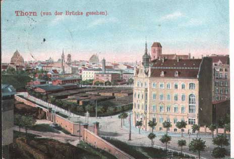 Thorn - von der Brcke gesehen 1914